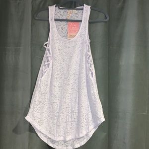 White swimsuit coverup - small NWT